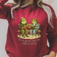 It’s A Good Day To Read A Book – Reading Frog Raglan Sleeve Sweatshirt Heather Dust It’s A Good Day To Read A Book – Reading Frog Raglan Sleeve Sweatshirt Heather Dust