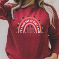 It’s a Good Day To Read a Book Bookworm Book Lovers Rainbow Raglan Sleeve Sweatshirt Heather Dust