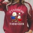 It's A Good Day To Read A Book Eagle Librarian Bookworm Raglan Sleeve Sweatshirt Heather Dust It's A Good Day To Read A Book Eagle Librarian Bookworm Raglan Sleeve Sweatshirt Heather Dust