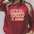 It's A Good Day To Read A Book Kids Reading Teacher Bookworm Raglan Sleeve Sweatshirt Heather Dust It's A Good Day To Read A Book Kids Reading Teacher Bookworm Raglan Sleeve Sweatshirt Heather Dust
