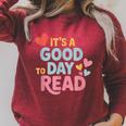 It’s a Good Day To Read For Book Lover Raglan Sleeve Sweatshirt Heather Dust