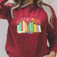 It's a Good Day To Read Book Outfit Raglan Sleeve Sweatshirt Heather Dust