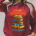 It’s Not Hoarding If It’s Books Classic Distressed Bookworm Raglan Sleeve Sweatshirt Heather Dust It’s Not Hoarding If It’s Books Classic Distressed Bookworm Raglan Sleeve Sweatshirt Heather Dust