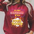 It's Not Hoarding If It's Comic Books Collector Reader Raglan Baseball Tee Raglan Sleeve Sweatshirt Heather Dust