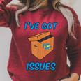 I'Ve Got Issues Comic Book Collector T Shirt Raglan Sleeve Sweatshirt Heather Dust I'Ve Got Issues Comic Book Collector T Shirt Raglan Sleeve Sweatshirt Heather Dust
