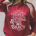 Jane Austen Book Club Mr Darcy Pride And Prejudice Raglan Sleeve Sweatshirt Heather Dust
