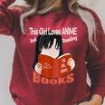 Just A Girl Who Loves Anime And Reading Books Raglan Sleeve Sweatshirt Heather Dust Just A Girl Who Loves Anime And Reading Books Raglan Sleeve Sweatshirt Heather Dust