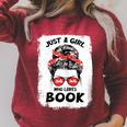 Just a Girl Who Loves Book Funny Librarian Writer Reader Raglan Sleeve Sweatshirt Heather Dust Just a Girl Who Loves Book Funny Librarian Writer Reader Raglan Sleeve Sweatshirt Heather Dust