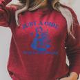 Just a Girl Who Loves Books Book Lover Bookish Raglan Sleeve Sweatshirt Heather Dust