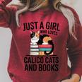 Just A Girl Who Loves Calico Cats And Books Minimal Tee Raglan Sleeve Sweatshirt Heather Dust Just A Girl Who Loves Calico Cats And Books Minimal Tee Raglan Sleeve Sweatshirt Heather Dust