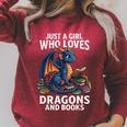 Just A Girl Who Loves Dragons And Books Raglan Sleeve Sweatshirt Heather Dust Just A Girl Who Loves Dragons And Books Raglan Sleeve Sweatshirt Heather Dust