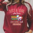 Just A Girl Who Loves Unicorns And Books Women Reading Raglan Sleeve Sweatshirt Heather Dust Just A Girl Who Loves Unicorns And Books Women Reading Raglan Sleeve Sweatshirt Heather Dust