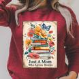 Just A Mom Who Loves Books Vintage Bookish Reader Raglan Sleeve Sweatshirt Heather Dust Just A Mom Who Loves Books Vintage Bookish Reader Raglan Sleeve Sweatshirt Heather Dust