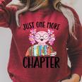 Just One More Chapter Book Lover Librarian Teacher Men Women Kids Raglan Sleeve Sweatshirt Heather Dust Just One More Chapter Book Lover Librarian Teacher Men Women Kids Raglan Sleeve Sweatshirt Heather Dust