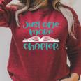 Just One More Chapter Book Lover Saying Raglan Sleeve Sweatshirt Heather Dust Just One More Chapter Book Lover Saying Raglan Sleeve Sweatshirt Heather Dust