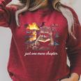 Just One More Chapter Bookish Raccoon Reading Book Reader Raglan Sleeve Sweatshirt Heather Dust Just One More Chapter Bookish Raccoon Reading Book Reader Raglan Sleeve Sweatshirt Heather Dust