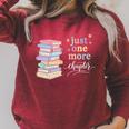 Just One More Chapter Cozy Pastel Bookworm Cute Book Reader Premium Tri-Blend Raglan Sleeve Sweatshirt Heather Dust Just One More Chapter Cozy Pastel Bookworm Cute Book Reader Premium Tri-Blend Raglan Sleeve Sweatshirt Heather Dust