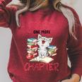 Just One More Chapter- I Love Reading Book And Meow Raglan Sleeve Sweatshirt Heather Dust
