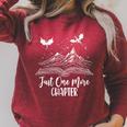 Just One More Chapter Romantasy Dragon Fantasy Romance Book Raglan Sleeve Sweatshirt Heather Dust