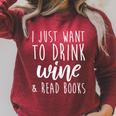 I Just Want To Drink Wine And Read Books Book Lover Raglan Sleeve Sweatshirt Heather Dust I Just Want To Drink Wine And Read Books Book Lover Raglan Sleeve Sweatshirt Heather Dust