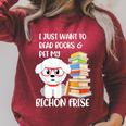 I Just Want To Read Books And Pet My Bichon Frise Dog Raglan Sleeve Sweatshirt Heather Dust I Just Want To Read Books And Pet My Bichon Frise Dog Raglan Sleeve Sweatshirt Heather Dust