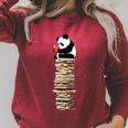 Kawaii Reading Books And Tea Panda Raglan Sleeve Sweatshirt Heather Dust Kawaii Reading Books And Tea Panda Raglan Sleeve Sweatshirt Heather Dust