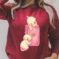 Kewpie Baby Magic Spell Book Witchcraft Halloween Gothic Raglan Sleeve Sweatshirt Heather Dust