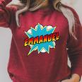 Kids Boys Emmanuel Comic Book Superhero Name Raglan Sleeve Sweatshirt Heather Dust Kids Boys Emmanuel Comic Book Superhero Name Raglan Sleeve Sweatshirt Heather Dust