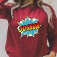 Kids Boys Joshua Comic Book Superhero Name Raglan Sleeve Sweatshirt Heather Dust Kids Boys Joshua Comic Book Superhero Name Raglan Sleeve Sweatshirt Heather Dust