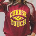 Kids DOAWK Cheese Touch Book Series Raglan Sleeve Sweatshirt Heather Dust