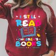 Kindergarten Teacher I Still Read Childrens Books Raglan Sleeve Sweatshirt Heather Dust