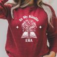 In My Kindle Era Botanical Flowers And Stars Book Lover Raglan Sleeve Sweatshirt Heather Dust In My Kindle Era Botanical Flowers And Stars Book Lover Raglan Sleeve Sweatshirt Heather Dust