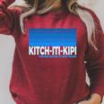 Kitch-Iti-Kipi MI Kitch-Iti-Kipi Palms Book Park Michigan Raglan Sleeve Sweatshirt Heather Dust