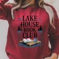 Lake House Owner Book Club Weekend Getaway Summer Vacation Raglan Sleeve Sweatshirt Heather Dust