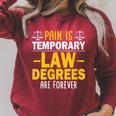 Law School Graduation Decoration Books Law Students Raglan Sleeve Sweatshirt Heather Dust