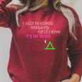 LDS 1st Nephi Pun Book Of Mormon Joke In Tents Raglan Sleeve Sweatshirt Heather Dust