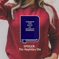 LDS Book Of Mormon Tshirt Spoiler Nephites Raglan Sleeve Sweatshirt Heather Dust