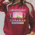 Legendary Librarian Established 1963 Library Book Birthday Raglan Sleeve Sweatshirt Heather Dust Legendary Librarian Established 1963 Library Book Birthday Raglan Sleeve Sweatshirt Heather Dust
