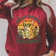 Leopard Animal Print Bookish Wild About Reading Cheetah Book Raglan Sleeve Sweatshirt Heather Dust