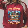 Librarian Book Lover Library Librarian Raglan Sleeve Sweatshirt Heather Dust