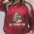 Librarian Book Lover Men Women Kids All Booked For Christmas Raglan Sleeve Sweatshirt Heather Dust Librarian Book Lover Men Women Kids All Booked For Christmas Raglan Sleeve Sweatshirt Heather Dust