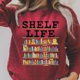Librarian Book Lover Reader Shelf Bookshelf Women Raglan Sleeve Sweatshirt Heather Dust