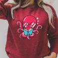 Librarian Book Sea Ocean Giant Squid Reading Octopus Raglan Sleeve Sweatshirt Heather Dust Librarian Book Sea Ocean Giant Squid Reading Octopus Raglan Sleeve Sweatshirt Heather Dust