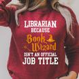Librarian Because Book Wizard Isn't An Official Job Title Raglan Sleeve Sweatshirt Heather Dust