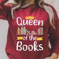 Librarian Queen Of The Books Book Reading Library Raglan Sleeve Sweatshirt Heather Dust Librarian Queen Of The Books Book Reading Library Raglan Sleeve Sweatshirt Heather Dust