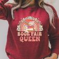Library Book Fair Queen Vibe Groovy Retro School Reading Raglan Sleeve Sweatshirt Heather Dust Library Book Fair Queen Vibe Groovy Retro School Reading Raglan Sleeve Sweatshirt Heather Dust