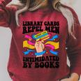 Library Cards Repel Men Intimidated By Books Sassy Reader Raglan Sleeve Sweatshirt Heather Dust Library Cards Repel Men Intimidated By Books Sassy Reader Raglan Sleeve Sweatshirt Heather Dust