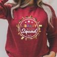 Library Squad Bookworm Public School Librarian Book Lover Raglan Sleeve Sweatshirt Heather Dust