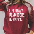 Life Heavy Read Books Be Happy Reading Lover Gym Humor Raglan Sleeve Sweatshirt Heather Dust Life Heavy Read Books Be Happy Reading Lover Gym Humor Raglan Sleeve Sweatshirt Heather Dust
