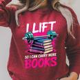 I Lift So I Can Carry More Books Bookworm Library Nerd Raglan Sleeve Sweatshirt Heather Dust I Lift So I Can Carry More Books Bookworm Library Nerd Raglan Sleeve Sweatshirt Heather Dust
